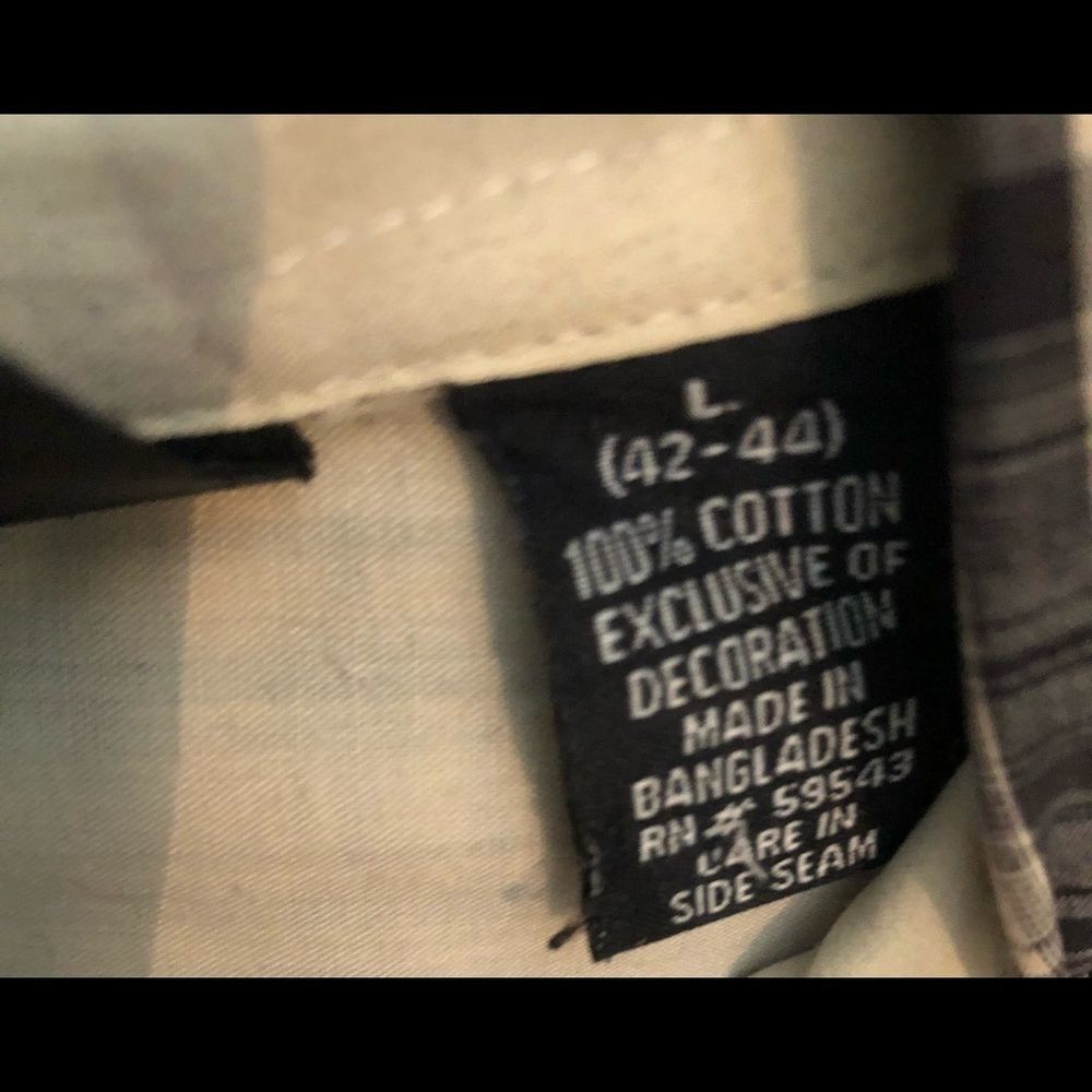 Dickies vintage plaid short sleeve button down shirt - Picture 5 of 7